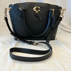 Coach Remi Satchel Refined Pebble Leather Handbag – NWOT Style #1317